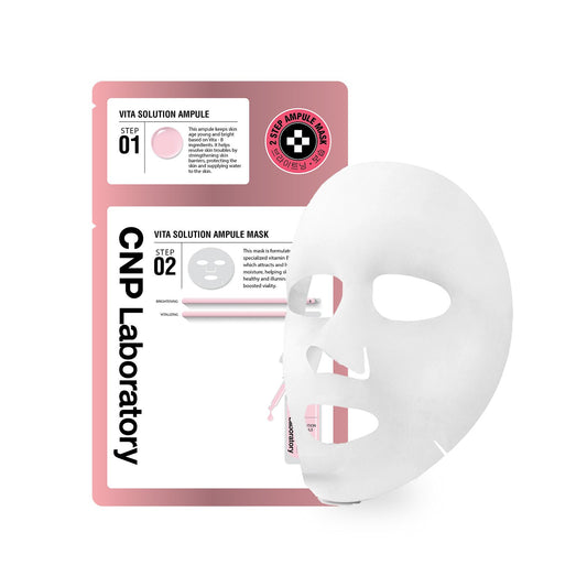 CNP 2-Step Vita-Solution Ampule Mask 1 Sheet