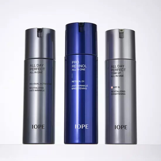 IOPE Men Pro Retinol All In One 120ml+Cleansing Foam